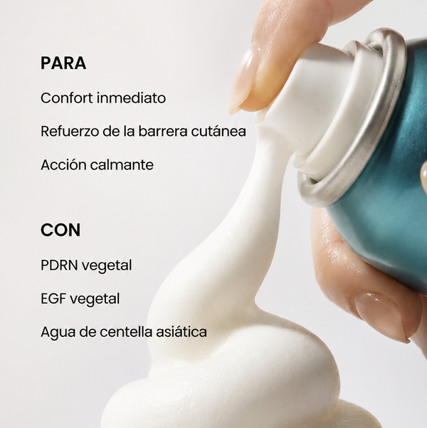 Mascarilla facial de Microburbujas - REPARACIÓN (Vegano) - Absorción Inmediata - 150 usos